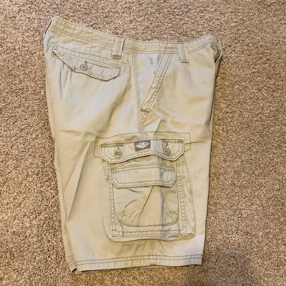 Khaki Cargo Shorts by Lee Dungarees
size 32 waist